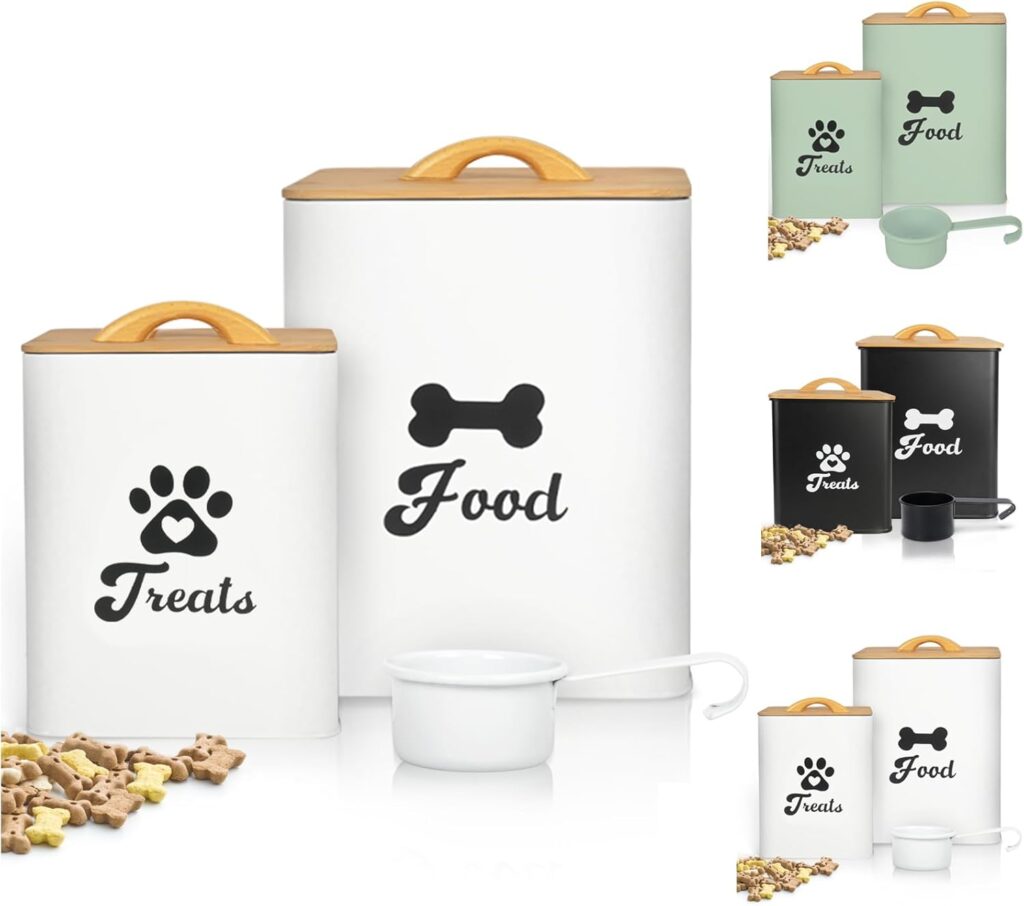 DOG FOOD CONTAINERS WHITE 2