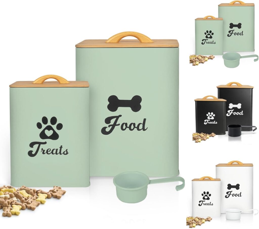 dog food container sage green 2