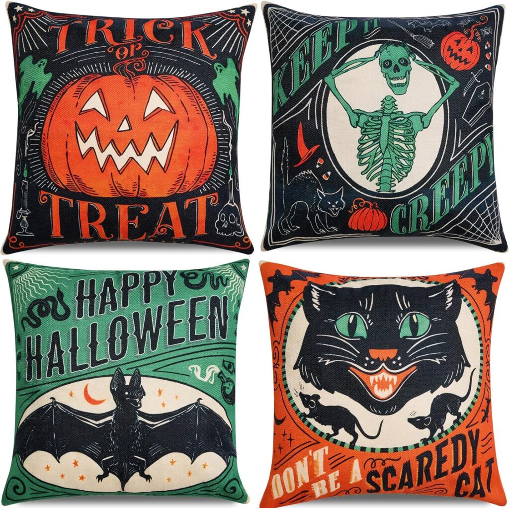halloween scatter pillows
