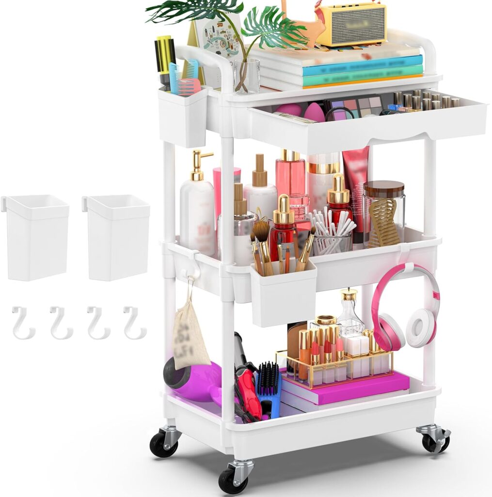 3Tier Rolling Utility Cart
