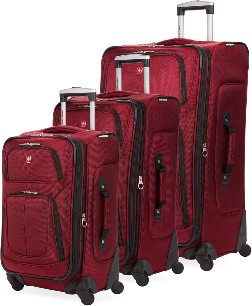 Red luggage