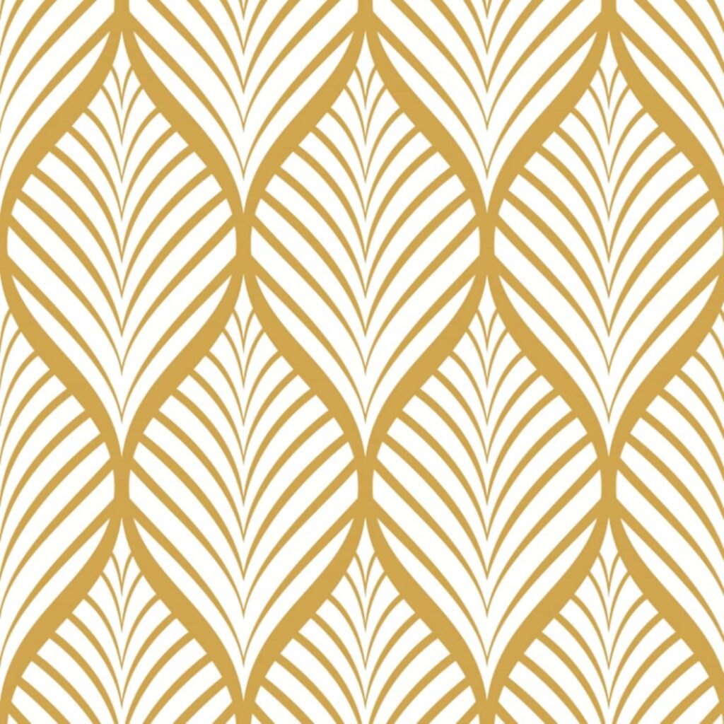 Teen Room Wallpaper gold striped