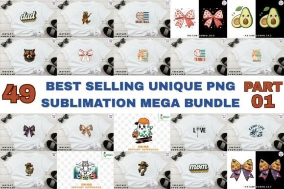 Amazing PNG Sublimation Mega Bundle Bundles 135454327 1 580x387 1