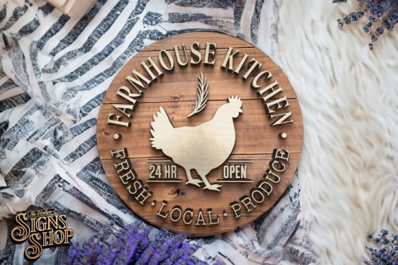 Farmhouse kitchen chicken SVG Sign Graphics 91401298 1 580x387 1