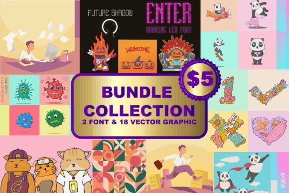Fonts Graphics Collection Bundle Bundles 82005264 1 580x387 1