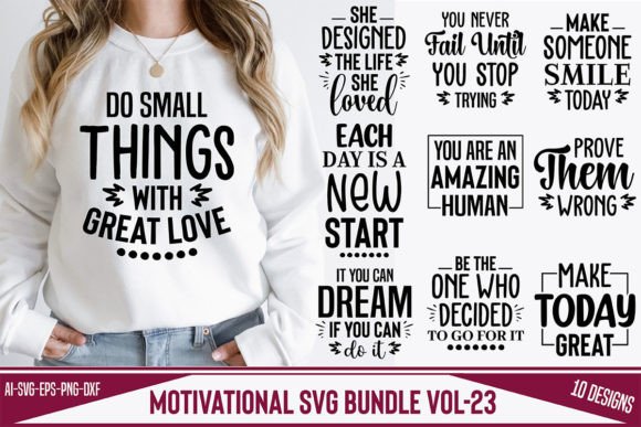 MOTIVATIONAL SVG BUNDLE VOL23 Graphics 70334973 1 580x387 1