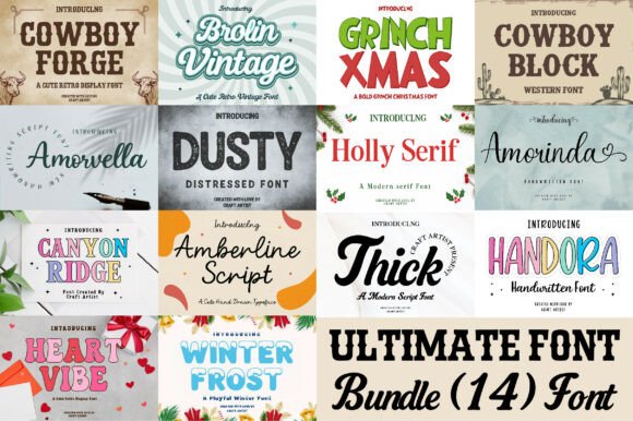 The Ultimate Collection Fonts 136730604 1 1 580x386 1