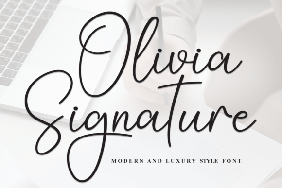 Olivia Signature Fonts