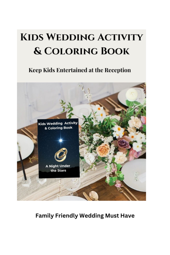 Kids Wedding Activity Coloring Book SSF